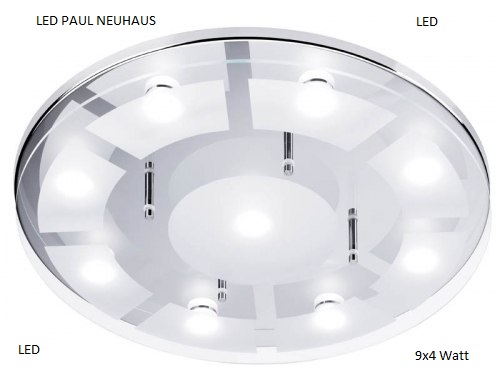 Paul Neuhaus Designer Deckenleuchte 6117-17