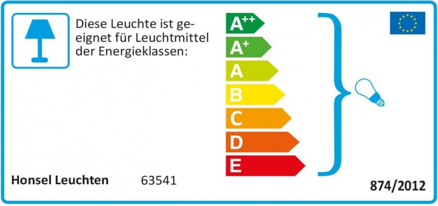 63541 Honsel Pendelleuchte