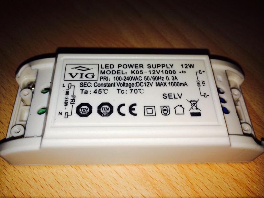 Led power Supply 12 Watt