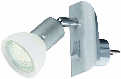 Briloner Leuchten LED-Leseleuchte, matt-nickel, 1 x GU10 mit Schalter 2780-014P