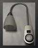 BRILONER - Steckdosenlampe mit Flexarm und Zeitschaltuhr 2744/014P -silber