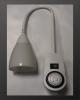 BRILONER - Steckdosenlampe mit Flexarm und Zeitschaltuhr 2744/016P -WEI