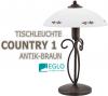 EGLO Tischleuchte | COUNTRY 1 | antik-braun | 90999